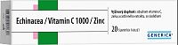 Generica Echinacea Vitamín C 1000/Zinc 20 tabliet