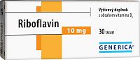 Generica Riboflavin 10 mg 30 tabliet