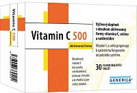 GENERICA Vitamin C 500 aktivovaná forma tabliet flm 30 ks