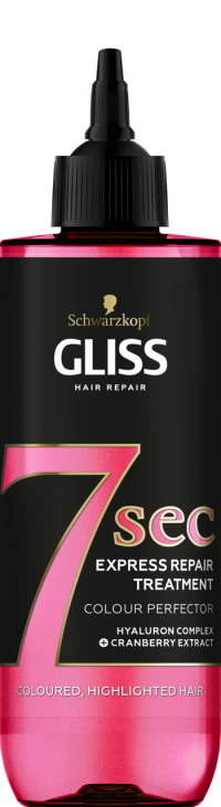 Gliss Kur 7 sec Colour Perfector Expresná regeneračná kúra na vlasy 200 ml