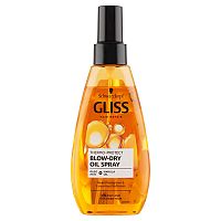 Gliss Kur Thermo Protect olej pre ochranu pred teplom pri fénovaní 150 ml