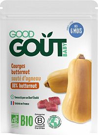 Good Gout BIO Maslová tekvica s jahňacím mäsom 190g