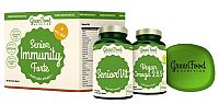 GreenFood Immunity Forte + Pillbox SeniorVit 60 kapsúl Vegan Omega 3,6,9 60 kapsúl