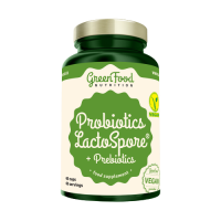 GreenFood Nutrition Probiotika LactoSpore + Prebiotics 60 kapsúl
