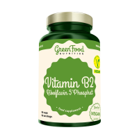 GREENFOOD NUTRITION Vitamin B2 Riboflavin 5'Phosphat 90 kapsúl