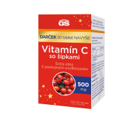 GS Vitamin C500 so šípkami darček2023 100+30 tabliet