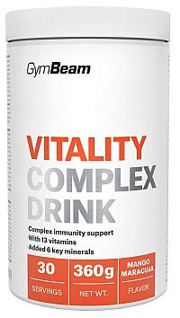 GymBeam Vitality Complex Drink 360 g zelené jablko