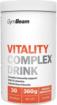 GymBeam Vitality Complex Drink mango marakuja 360 g