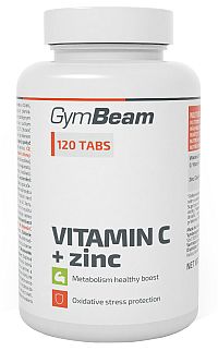 GymBeam Vitamín C + zinok 120 tabliet