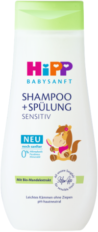 HiPP Babysanft Detský šampón s kondicionérom 200 ml