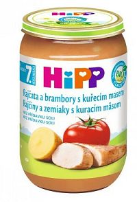 HiPP Bio Rajčiny s kuraťom a so zemiakmi 220 g