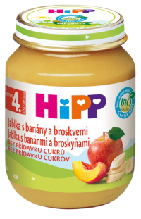 HiPP jablko Banán broskyňa 125 g