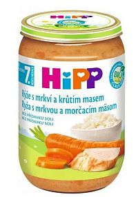 HiPP JUNIOR Ryža s karotkou a morčacím mäsom 220 g