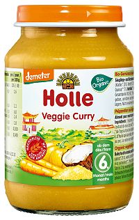 HOLLE Bio Organic Vegetariánske kari 6 m+ 3 x 190 g