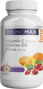 IMUNOMAX complex C+D3+Zinok+Selén Pharmed New kapsúl 30 ks