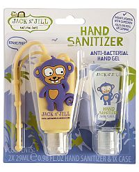 Jack N´Jill Antibakteriálny gél na ruky pre deti Opica 2 x 29 ml