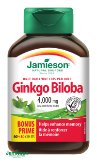Jamieson Ginkgo Biloba 90 tabliet