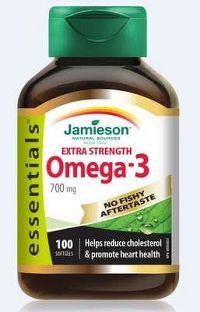 Jamieson Omega 3 Extra Sila Extra Strenght Essentials 100 cps