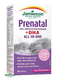 Jamieson Prenatal complete s DHA a EPA, 60 kapsúl