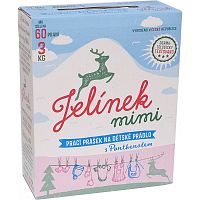 Jelen Jelínek mimi prací prášok na detskú bielizeň s panthenolom 60 dávok, 3 kg