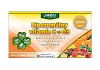 Jutavit Lipozomálny vitamín C + D3 s bioflavonoidmi a extraktmi zo šípok a aceroly 60 tabliet