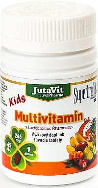 JutaVit Multivitamín s Lactobacillus Rhamnosus kids 45 tabliet