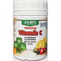 JutaVit Vitamín C 1000 so šípkami a acerolou 100 tabliet