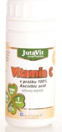 JutaVit Vitamín C v prášku 100% Ascorbic acid 160 g
