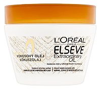 L'Oréal Elseve Extraordinary Oil Maska na vlasy s kokosovým olejom na suché, nepoddajné vlasy 300 ml