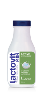 Lactovit Men Active 3v1 Sprchový gél revitalizujúci 300ml 1 x 300 ml