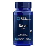 Life Extension Boron 3 mg x 100 rostlinných kapsúl