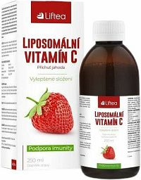 LIFTEA Liposomální vitamín C příchuť jahoda 50 ml