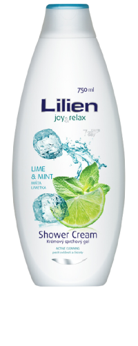 Lilien sprchový gél krémový Limetka a mäta 750 ml