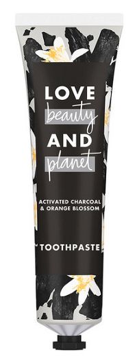 Love Beauty and Planet zubná pasta s aktívnym uhlím a pomarančovým kvetom Activated Charcoal & Orange Blossom 75 ml