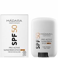 Mádara Pro-Active Minerálna opaľovacia tyčinka SPF50 18 g