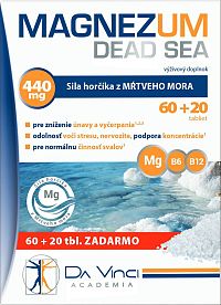 Magnezum Dead Sea Da Vinci Academia 80 tabliet