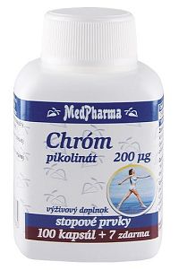 MedPharma Chrom pikolinát 200 mg 107 kapsúl