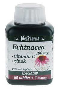 MedPharma ECHINACEA 100 mg VITAMÍN C ZINOK 67 tabliet