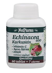MedPharma Echinacea 600 Forte+kurkumin 67 tabliet