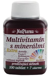 MedPharma Multivitamín 42 zložiek 107 tabliet