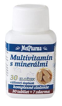 MedPharma Multivitamín s minerály 30 složek 37 tabliet