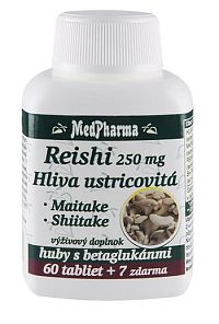 MedPharma Reishi 250mg Hliva ustricovitá 67 tbl zadarmo