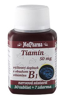 MedPharma TIAMÍN 50 mg vitamín B1 37 tabliet