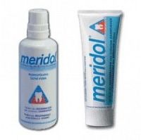 Meridol ústna voda 400 ml + zubná pasta 75 ml