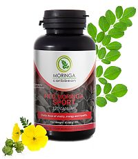 Moringa Caribbean RED MORINGA SPORT 120 kapsúl
