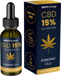 Movit Energy CBD 15% Full Spectrum Konopný olej 10 ml