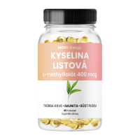 MOVIT ENERGY Kyselina listová L-metylfolát 400mcg, 90 mäkkých kapsúl