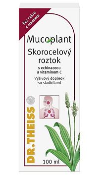 Mucoplant skorocelový roztok s echinaceou a vitamínom C 100 ml