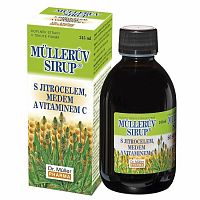 Müllerův sirup s jitrocelem medem a vit.C 245 ml
