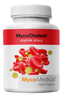 MycoMedica MycoCholest pomáha udržať správnu hladinu cholesterolu v tele a podporuje kardiovaskulárny systém MycoMedica 120 kapsúl